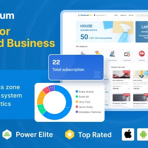 Demandium v2.7 Nulled – Multi Provider On Demand, Handyman, Home service App with admin panel