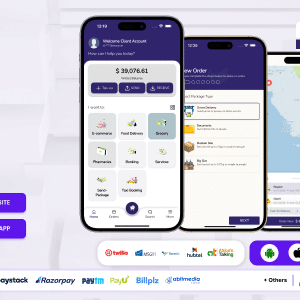 Glover v1.7.50 – Grocery, Food, Pharmacy Courier & Service Provider + Backend + Driver & Vendor app Free