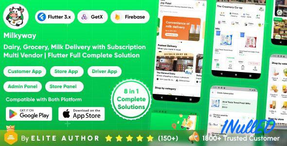 Milkyway v1.1 Nulled - Multi-Vendor Milk Subscription App