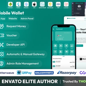 Walletium v1.0.0 Nulled – Digital Wallet and Payment Gateway Full Solution