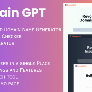 Domain GPT Nulled – AI Domain Name Generator – Domain Tools – 9 August 2024