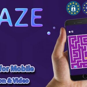 MAZE NEON (Admob + GDPR + Android Studio) v1.0 Free