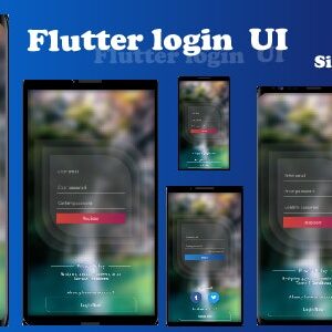 Flutter Login and Signup UI -responsive template -beautiful design v1.0
