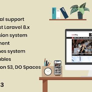 LaraMag v7.4.0 Nulled – Laravel News & Magazine Multilingual System
