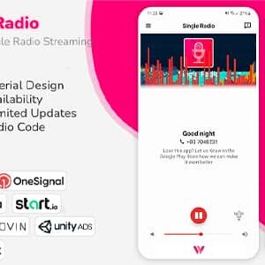 Android Radio v9.0 Nulled – Single Radio Streaming App