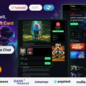 Axtro v1.1.0 Nulled – Games Buy and Sell, Subscription & Gift Card Laravel Script