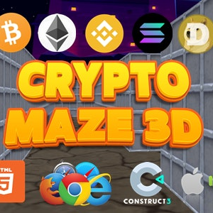 Crypto Maze 3D v1.0 Nulled – Crypto Game – 3D Game – HTML5