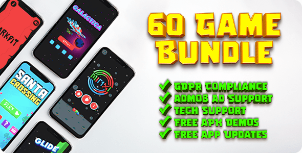 60 Games Ultimate Bundle Nulled - Android Games for Reskin and Publishing