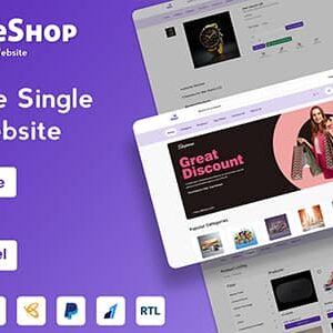 eShop Web v4.4.0 Nulled – eCommerce Single Vendor Website