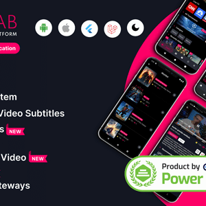 PlayLab v3.0 Nulled – Cross Platform on Demand Movie Streaming Mobile Application