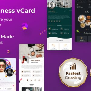 vCard SaaS v11.0.0 Nulled – Business Card Builder SaaS – Laravel VCard Saas – NFC Card