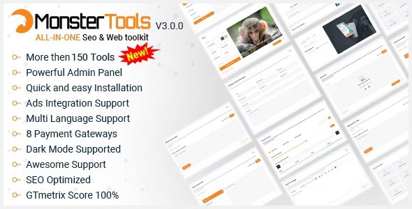 MonsterTools v3.1.0 Nulled - The All-in-One SEO & Web Toolkit, like a Swiss Army Knife