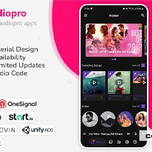 Tamilaudiopro v10.2 Nulled – Online Music Streaming Apps