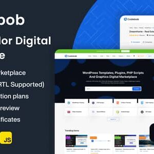 Codebob v1.0 Nulled – Single-Vendor Digital Marketplace