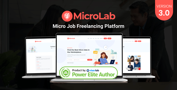 MicroLab v3.0 Nulled - Micro Job Freelancing Platform