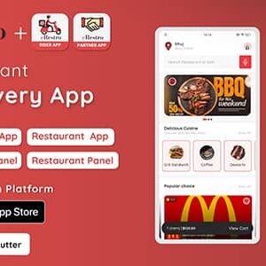 eRestro v1.2.6 Nulled – Multi Restaurant Flutter App