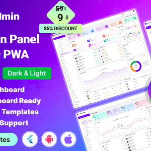 Acnoo Admin v2.0 Nulled – Flutter Admin Panel Dashboard with PWA