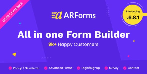 ARForms v6.8.1 + Addons Pack Free