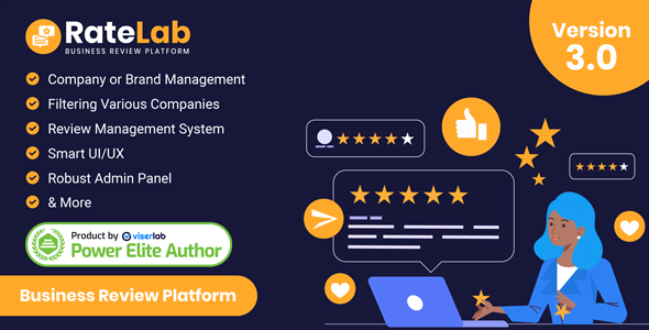 RateLab v3.0 Nulled - Business Review Platform
