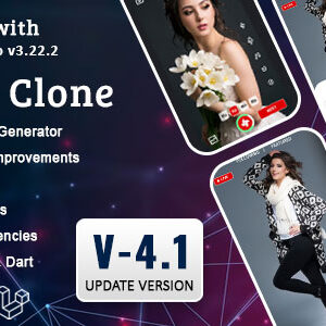 Flutter Nulled – TikTok Clone – Triller Clone & Short Video Streaming Mobile App for Android & iOS v4.1