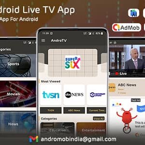 AndroTV v1.4 Nulled – Android Multiple TV Channels App (Live Streaming)