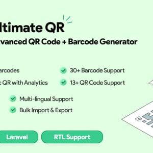 UltimateQR v3.1.0 Nulled – Advanced QR Code + Barcode Generator | SAAS | PHP Script
