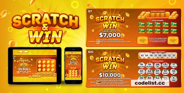 Scratch & Win v1.2 Nulled - HTML5 Game