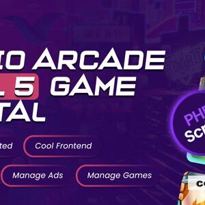 Gamio Arcade Nulled – HTML 5 Game Portal PHP Script – 18 November 2024