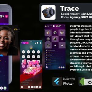 Trace v1.1 Nulled – Social network with Live Streaming, PK battles, Chat room, Agency and more