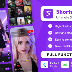 Shortzz Nulled – Tiktok Clone – Short Video App Live streaming App – 24 October 2024