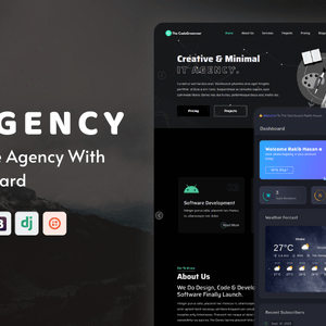TCG AGENCY v1.4 Nulled – Python Django Creative Digital Agency Script With Custom Dashboard