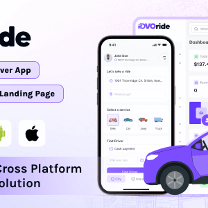 OvoRide v1.1 Nulled – Complete Cross Platform Ride Sharing Solution