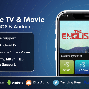 OXOO v1.2.0 Nulled – Flutter Live TV & Movie Portal App for iOS And Android