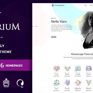 Stellarium v1.2.6 Nulled – Horoscope and Astrology WordPress Theme