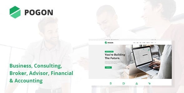 Pogon v1.1.3 Nulled - Business and Finance Corporate WordPress Theme