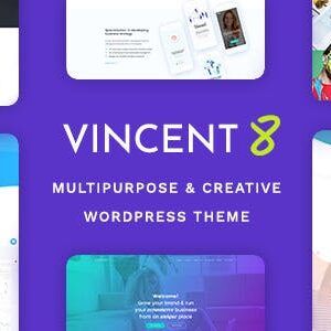 Vincent Eight v1.24 Nulled – Responsive Multipurpose WordPress Theme