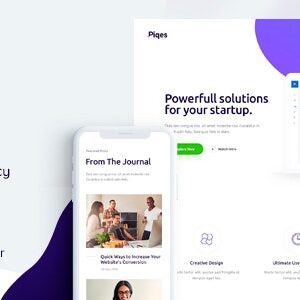 Piqes v1.0.10 Nulled – Creative Startup & Agency WordPress Theme