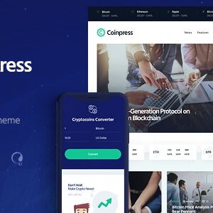 Coinpress v1.0.10 Nulled – ICO Cryptocurrency Magazine & Blog WordPress Theme