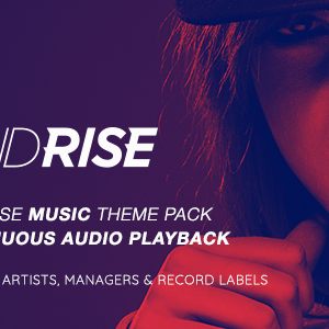 SoundRise v1.6 Nulled – Artists, Producers and Record Labels Theme