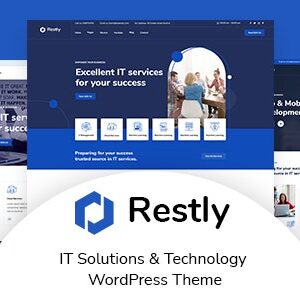 Restly v1.3.3 Nulled – IT Solutions & Technology WordPress Theme