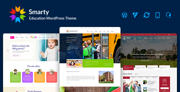 Smarty v3.5.4 Nulled - Education WordPress Theme for Kindergarten