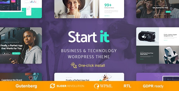 Start It v1.2.0 Nulled - Technology & Startup WP Theme