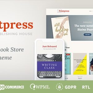 Printpress v1.1.4 Nulled – Book Publishing WordPress Theme