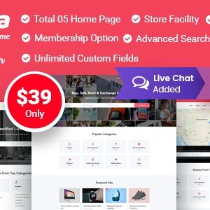 Classima v2.10.0 Nulled – Classified Ads WordPress Theme