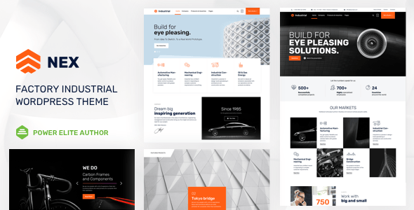 Nex v15.1 Nulled - Factory & Industrial WordPress