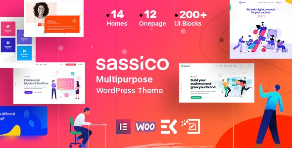 Sassico v3.6.0 Nulled - Multipurpose Saas Startup Agency WordPress Theme