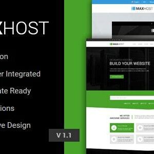 MaxHost v9.10.2 Nulled – Web Hosting, WHMCS and Corporate Business WordPress Theme with WooCommerce