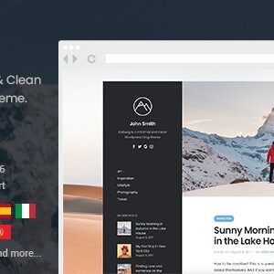 Iceberg v2.2.1 Nulled – Simple & Minimal Personal Content-focused