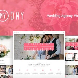 Plan My Day v1.1.12 Nulled – Wedding / Event Planning Agency WordPress Theme
