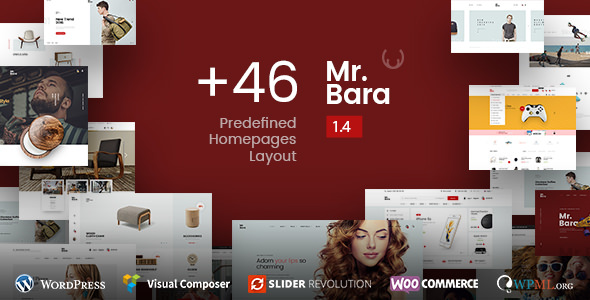 Mr.Bara v2.0.2 Nulled - Responsive Multi-Purpose eCommerce Theme